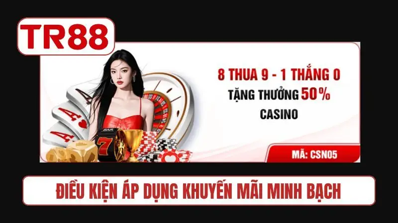 Điều kiện áp dụng khuyến mãi minh bạch