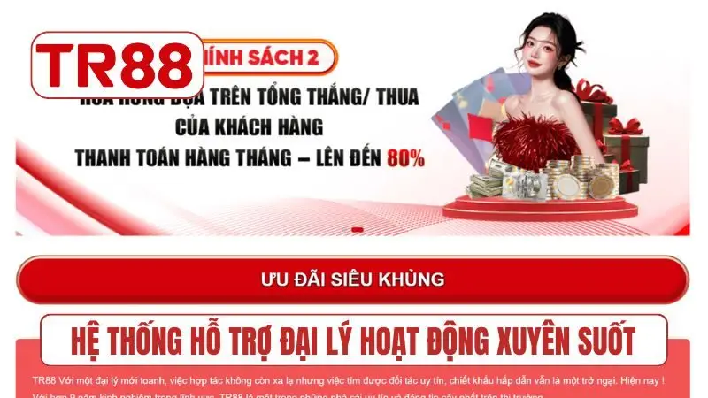 Hệ thống hỗ trợ đại lý hoạt động xuyên suốt